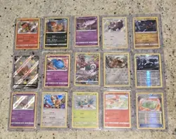 🔥 Pokemon 15 Card HOLO LOT EEVEE ELDEGOSS GARCHOMP TRAINER 💥 - Image 3