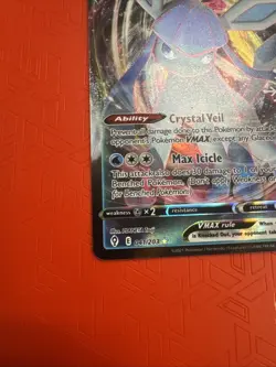 Pokemon TCG Glaceon VMAX Evolving Skies Holo Ultra Rare Card 041/203 - Image 2