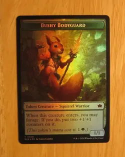 Bushy Bodyguard T0020 Food T 0027 Token BLB FOIL MP - Image 1