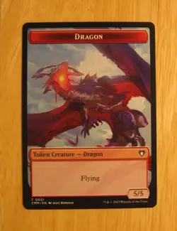 MTG Dragon T 0021 Human Soldier T 0006 Commander MP - Image 1