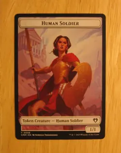 MTG Dragon T 0021 Human Soldier T 0006 Commander MP - Image 2