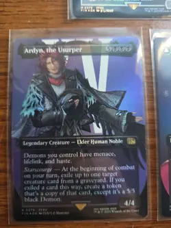 Joshua, Cloud, Ardyn, Vincent & Aerith (Borderless) FF Foil Lot NM Rares! - Image 4