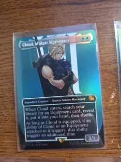 Joshua, Cloud, Ardyn, Vincent & Aerith (Borderless) FF Foil Lot NM Rares! - Image 5