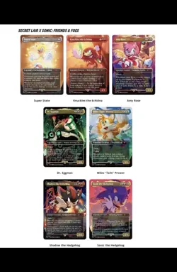PRESALE Magic The Gathering Secret Lair x Sonic Foil Bundle presale - Image 1