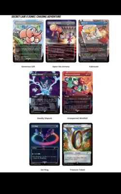 PRESALE Magic The Gathering Secret Lair x Sonic Foil Bundle presale - Image 3