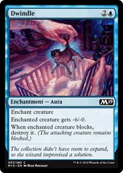 DWINDLE ~mtg NM-M M19 Magic 2019 Com x4 - Image 1