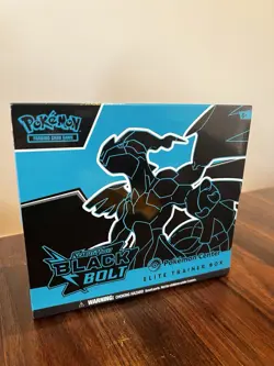 Pokemon TCG Black Bolt Pokemon Center Edition Elite Trainer Box ETB NEW & SEALED - Image 1