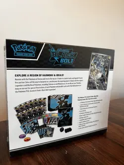 Pokemon TCG Black Bolt Pokemon Center Edition Elite Trainer Box ETB NEW & SEALED - Image 4