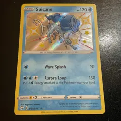 Pokemon TCG Suicune Holo Rare Shining Fates Baby Shiny Vault SV022/SV122 NM - Image 1