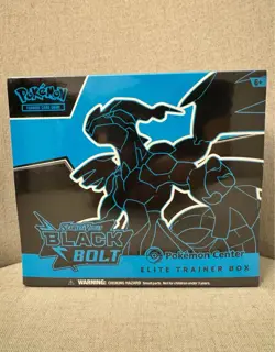 Pokemon Center Black Bolt ETB Elite Trainer Box- SEALED - Image 1