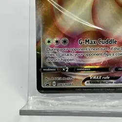 2021 Pokemon TCG Eevee VMAX SWSH087 Black Star Promo Full Art NM Sealed - Image 5