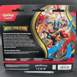 Pokemon Mega Evolution 3 Pack Blister ME01 Golduck Promo - Image 2