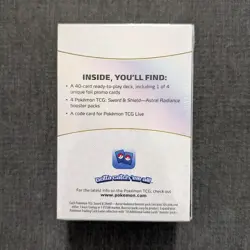 Pokemon TCG - Astral Radiance Build & Battle - Brand New (4 Packs and Promo) - Image 2