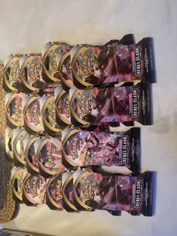 Pokemon TCG Sword and Shield Rebel Clash - 20 Booster Packs Factory Sealed - Image 1