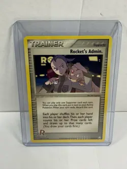 Pokemon Rocket’s Admin 86/109 Team Rocket Returns Uncommon Non Holo - Image 1