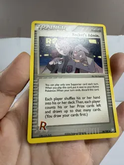 Pokemon Rocket’s Admin 86/109 Team Rocket Returns Uncommon Non Holo - Image 5