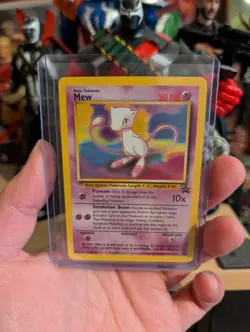 2000 Pokemon Black Star Promo Non-Holo #8 Mew PSA 9 worthy - Image 1