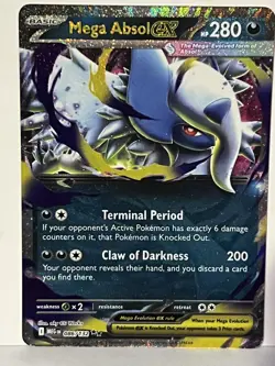 Mega Absol ex - 086/132 ME01: Mega Evolution NM Pokemon Fast Shipping - Image 1