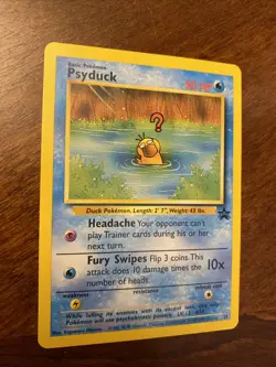Psyduck WOTC Black Star League Promo #20 NM SHARP!! 1999-2000 Pokemon Vintage - Image 2