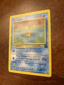 Psyduck WOTC Black Star League Promo #20 NM SHARP!! 1999-2000 Pokemon Vintage - Image 3