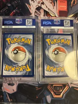 Pokemon 2023 Paradox Rift Plusle 193/182 & Minun 194/182 PSA 10 - Image 2