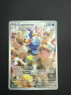 Pokemon TCG Cramorant 176/167 Illustration Holo Rare Twilight Masquerade NM - Image 1