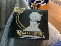 Pokemon TCG Mega Evolutions Gardevoir Elite Trainer Box plus Yveltal promo card. - Image 1