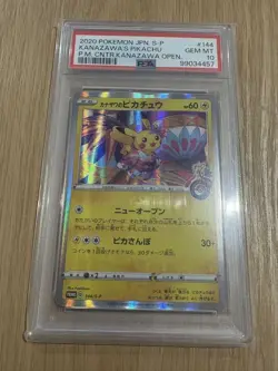 PSA10 Pokemon Card Kanazawa s Pikachu Pokemon Center Kanazawa 144 Japanese 2020 - Image 1