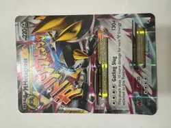 Pokemon TCG Mega Metagross EX Shiny Holo Card XY35 JUMBO Oversized - Image 1