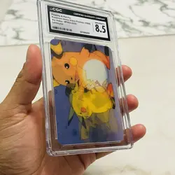 CGC 8.5 Pikachu Raichu Pioneer Lenticular Viz Video PIKA-0030 Video Pokemon Card - Image 2
