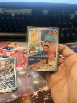 Pokemon TCG Lickitung Holo Card Illustration Temporal Forces 180/162 - Image 1