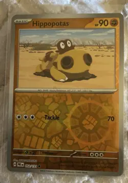 Hippopotas Pokemon Card 052/131 Perfect - Image 1