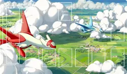 Pokemon Table Playmat Latios TCG CCG Play Mouse Pad Trading Card Game Mat - Image 5