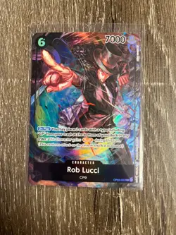 🌟🔥 One Piece Card Game - Rob Lucci (OP03-092) Alt Art - CP9 RUSH! 🔥🌟 - Image 1