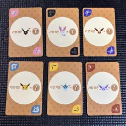 Pokemon Eevee Point Salad Deck Cards Korean Umbreon Espeon Sylveon 6 Card Lot - Image 2