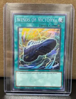YU-GI-OH X Nike Promo Card Winds Of Victory Air Max Muscle 95 Spell Card - Image 1