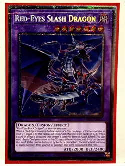 Red-Eyes Slash Dragon [MP25-EN031] Starlight Rare 1st Edition Mint Yu-Gi-Oh Card - Image 1