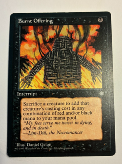 MTG Burnt Offering Age LP common - Image 1