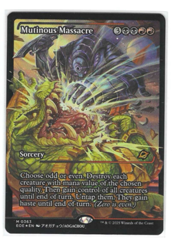 Mutinous Massacre (Showcase) FOIL NM #363 Edge of Eternities MTG - Image 1
