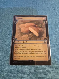 MTG LOTR Lembas Bread #694 💥 FOIL 💥 SPECIAL EDITION SCROLL Lord Rings Magic - Image 1