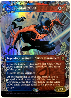 MTG Spider-Man 2099 (Borderless Foil) Marvel's Spider-Man 216 NM - Image 1
