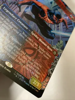 MTG Spider-Man 2099 (Borderless Foil) Marvel's Spider-Man 216 NM - Image 3