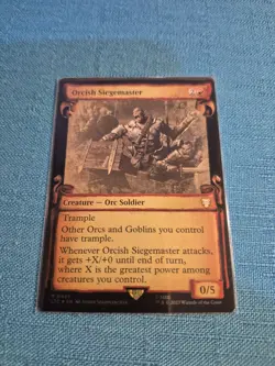 MTG LOTR Orcish Seigemaster #435 💥 FOIL 💥 SPECIAL EDITION SCROLL Lord Rings - Image 1