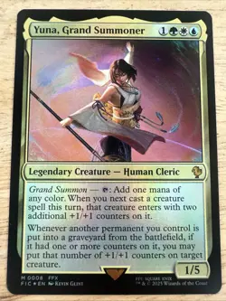 MTG - Yuna, Grand Summoner Commander: Final Fantasy Foil - Image 1
