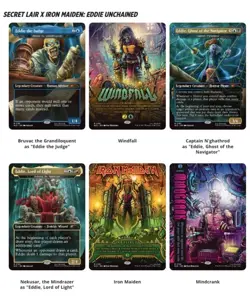 🔥 MTG Secret Lair PRESALE Foil Iron Maiden: Eddie Unchained 🔥 - Image 1