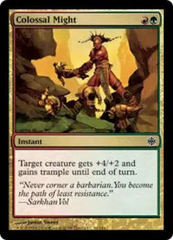 Colossal Might -Foil Light Play MTG Alara Reborn - Image 1