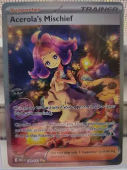 Pokemon Mega Evolution Acerola's Mischief SIR 183/132 (Near Mint/Mint) - Image 1