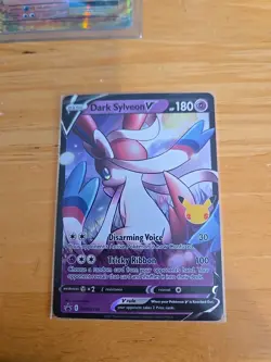 Dark Sylveon V - SWSH134 - Black Star Ultra Rare Promo 25th - Pokemon Card - NM - Image 1