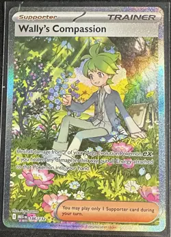 Wally's Compassion 186/132 Pokemon Mega Evolution Full Art - Image 1