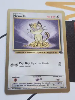 Pokemon TCG - Meowth (Gold Bordered Promo) 54/64 - LP+ - Image 1
